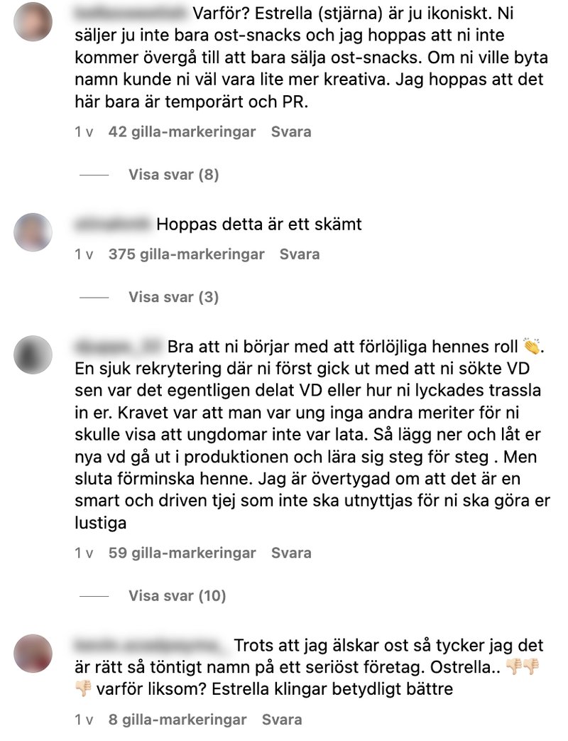 Foto: Skärmavbild Instagram/@estrellasverige Foto: Skärmavbild Instagram/@estrellasverige